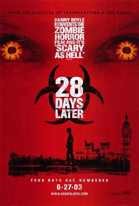 Days Later X Movie Poster Horror Movie Posters Best Horror Movies Horror Films