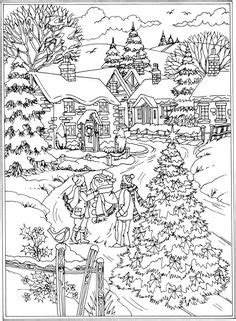 Find all the books, read about the author, and more. COUNTRY SCENES COLORING BOOK Coloring Page 2 Example ...