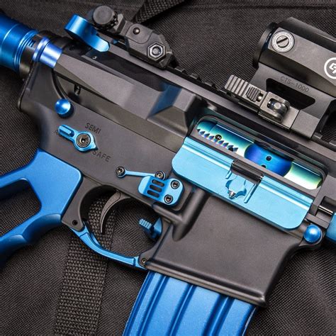 Ar 15 Accent Kit Anodized Blue Guntec Usa
