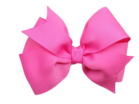 4 Inch Bright Pink Bow Pink Hair Bow Girls Hair Bows 4