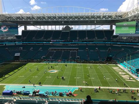 Breakdown Of The Hard Rock Stadium Seating Chart Miami Dolphins