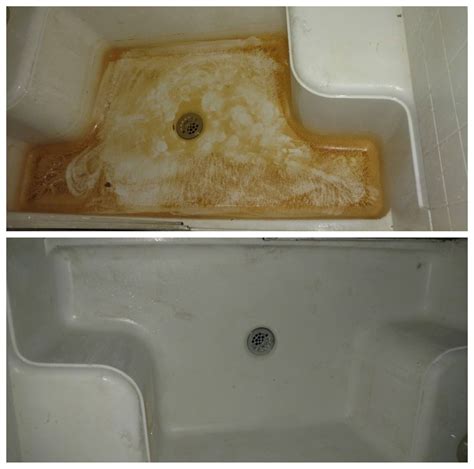 Bathtub Bar Keepers Friend Before And After The Fastest Way To Clean