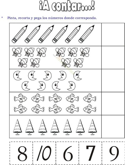 Libro De Matematicas Para Niños De 3 4 Y 5 Años Kinder Jardin Preesco