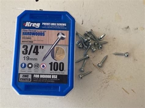 What Size Kreg Screw Length To Use A Depth Guide Chart