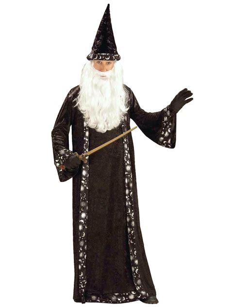 Wizard Merlin Sorcerer Warlock Gandalf Magician Story Book Week Mens