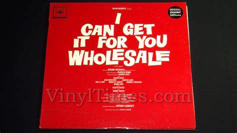 Broadway I Can Get It For You Wholesale Vinyl Lp Vinyltimesvinyltimes
