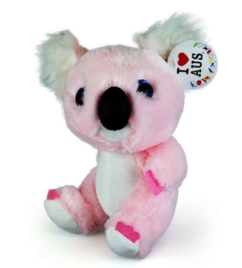 Pink Big Head Koala 18cm Australia The T Australian Souvenirs