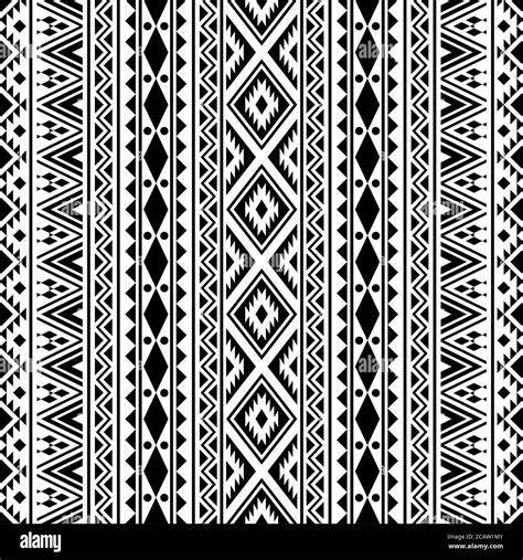 Tribal Print Wallpaper Black And White