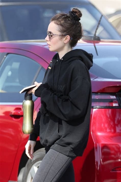 Lily Collins Leaves Pilates Class In West Hollywood 02122020 Hawtcelebs