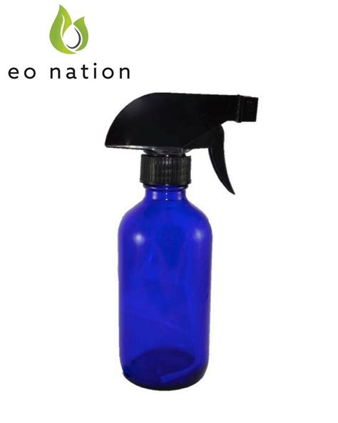 8 Oz Cobalt Blue Glass Spray Bottle