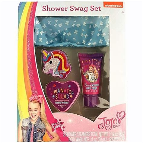 Jojo Siwa Shower Swag Set With Shower Cap Shower Steamers And Body Wash