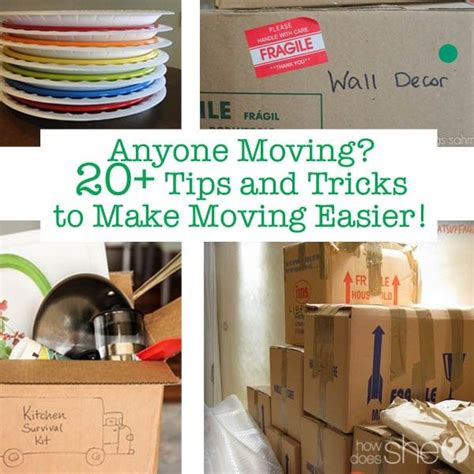 Anyone Moving 20tips And Tricks To Make Moving Easier Moving Hacks