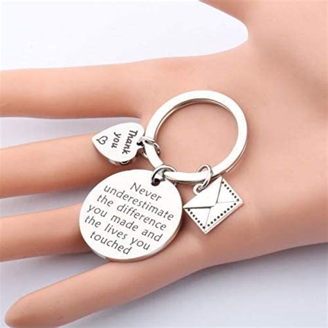 Aktap Postman Keychain Mail Carrier Jewelry Never Underestimate The