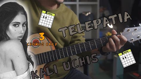 Kali Uchis Telepatía Guitar Tutorial YouTube