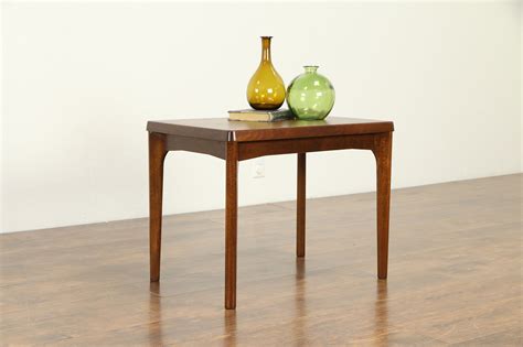 Round coffee table rustic vintage industrial design furniture sturdy metal frame legs sofa table cocktail table with storage open shelf for living room, easy assembly, light brown. Midcentury Modern 1960 Vintage Walnut End or Coffee Table ...