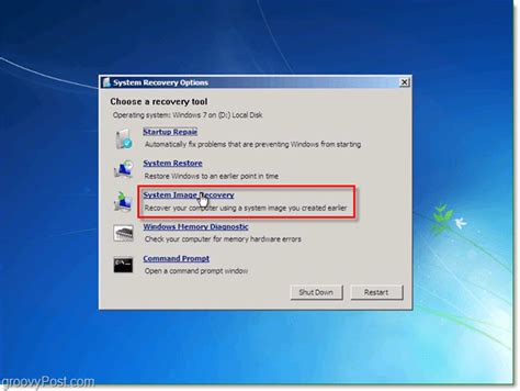 How To Restore Windows 7 Using A System Image Backup
