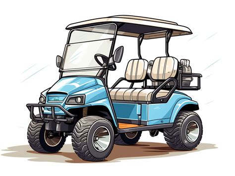 Golf Cart Art Free Stock Photo Public Domain Pictures