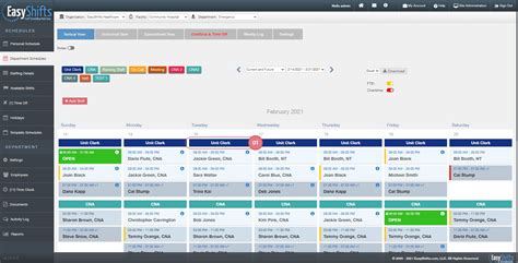 Easyshifts Online Help Create A Shift