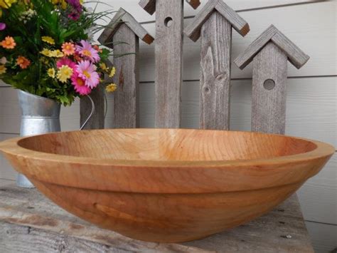 Large Spalted Maple Wood Bowl 17 12 Inch Salad And Fruit Bowl Etsy