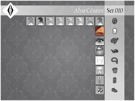 The Sims Resource Alya Cesaire Set010 Skin Detail Mole
