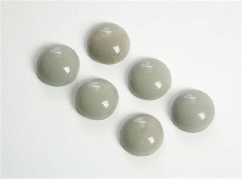 Vintage Opaque Gray Glass Cabochons 11mm Cab703gg Etsy