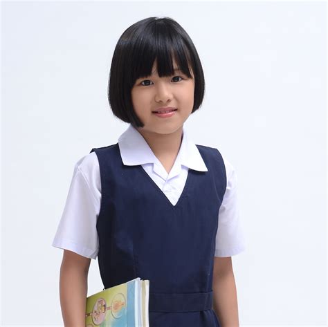 Binbi Primary School Uniform Girl Short Sleeve White Shirt