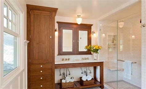 But custom design considers your unique sized space. 15 Traditional Tall Bathroom Cabinets Design | Home Design ...