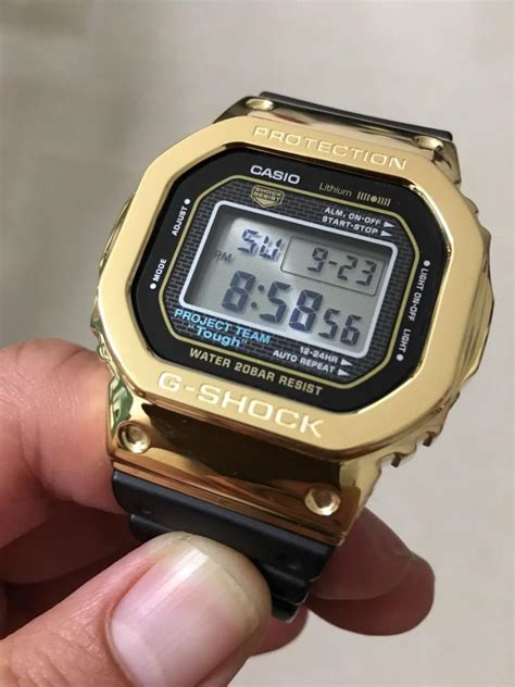 The colors may differ slightly from the original. G-Shock DW5600 Custom Gold Bezel, Men's Fashion, Watches ...