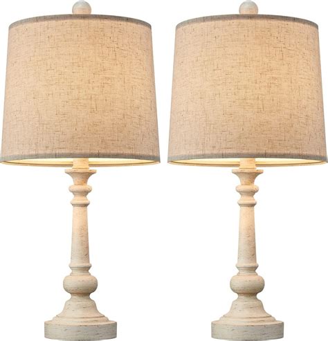 Pokat 21 Retro Style Farmhouse Table Lamp Sets Of 2 For Living Room