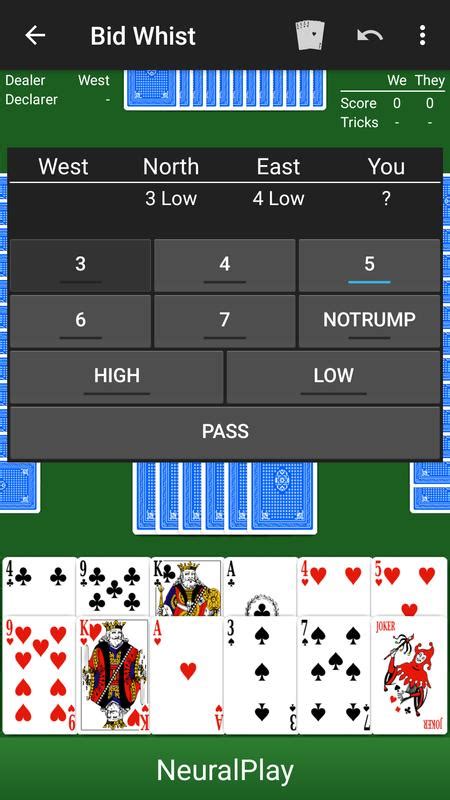 Bid Whist By Neuralplay Apk Download Free Card Game For Android