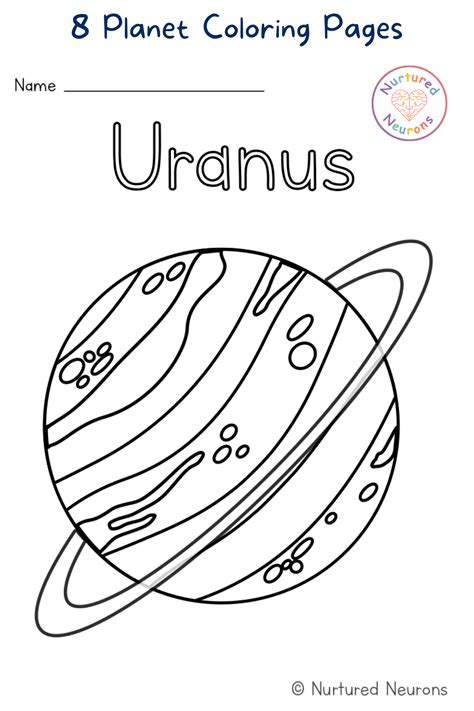 Uranus Coloring Page