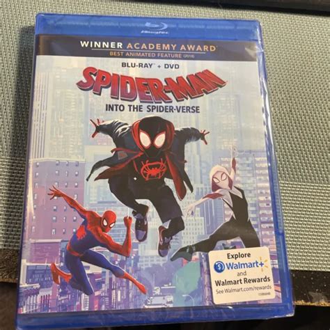 Spider Man Into The Spider Verse Blu Ray Dvd New Sealed Picclick