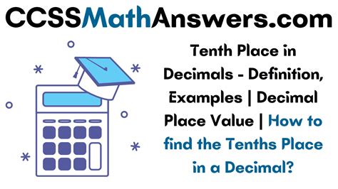 Tenth Place In Decimals Definition Examples Decimal Place Value
