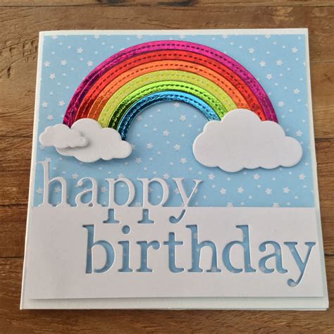 Rainbow Rainbow Card Kids Birthday Cards Cards