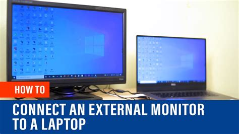 How To Connect An External Monitor To Your Laptop Youtube