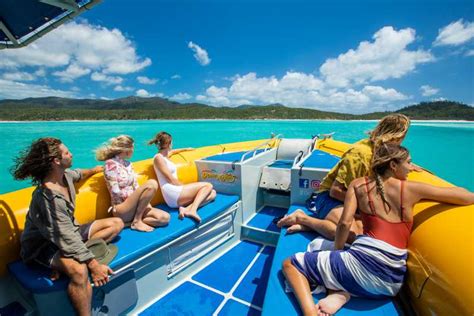 Whitsundays Ocean Rafting Tour Snorkel Walk And Whitehaven Getyourguide