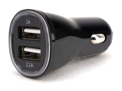 Usb Car Charger 2 Port 5v 1a21a Black Vivid Av Official Site