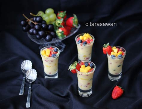 Tapi korang pernah makan puding kastard berkuah? Puding Kastard Buah Ringkas ~ Resepi Terbaik