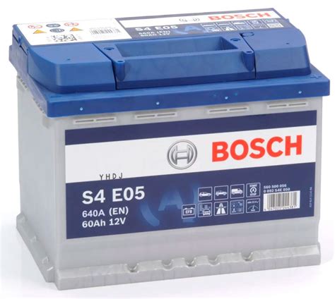 S4 E05 Bosch Car Battery 12v 60ah Type 027 Efb S4e05