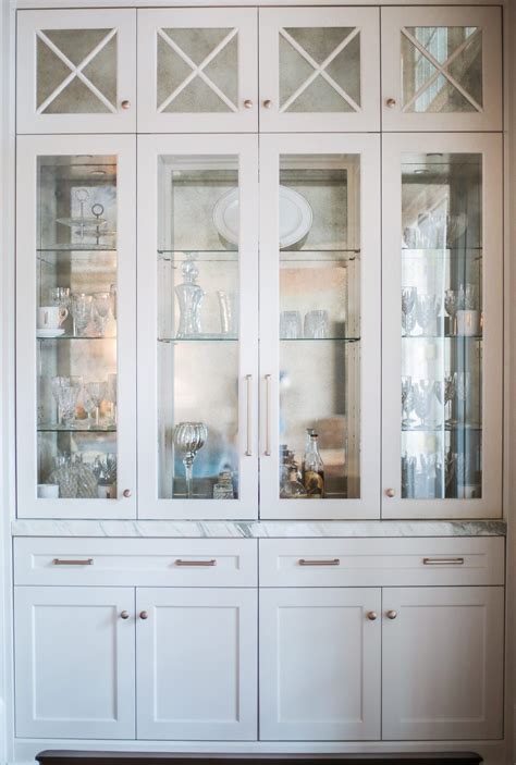 Beyond Beautiful Dining Room Storage In White Gold Built Ins
