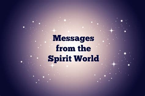 Messages From The Spirit World Katrina Jane