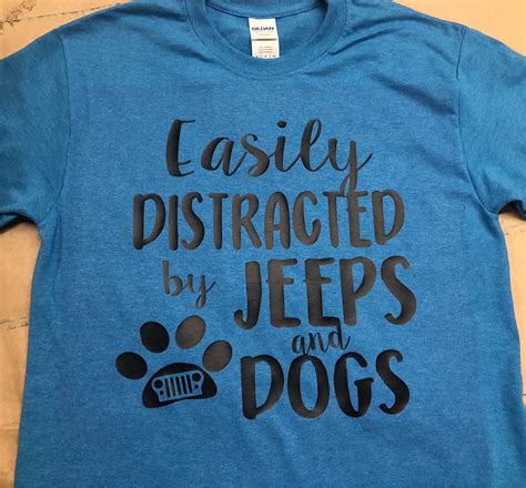 Easily Distracted By Jeeps And Dogs SVG File - Download Premium Free Fonts