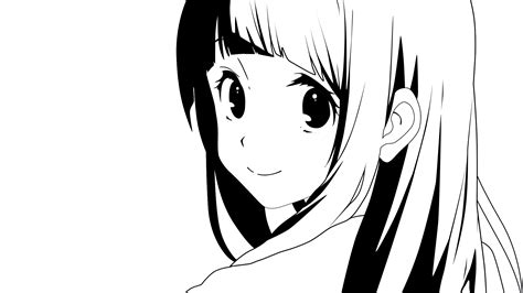 Anime Black And White Pictures 2 Desktop Wallpaper