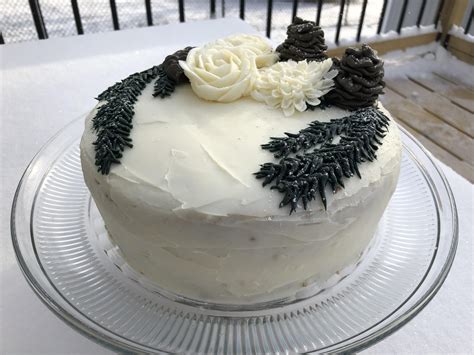 A White Christmas Cake Rcakedecorating