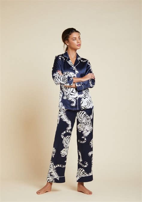 The Ultimate Silk Pyjama Introducing The Lila Rora Olivia Von Halle