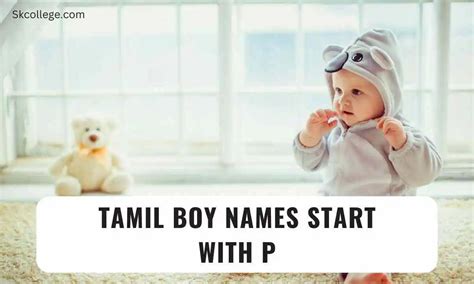 501 Hindu Tamil Boy Names Start With P