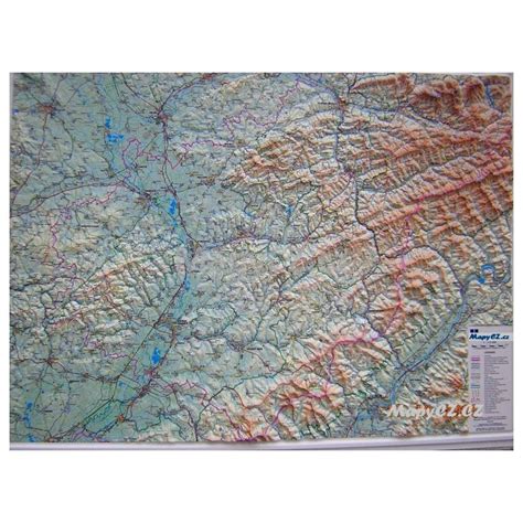 Dlouhé dvacetileté čekání je u konce. Valašsko a Slovácko - plastická mapa 100 x 75 cm