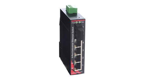 Sl 5es 2sc Red Lion Unmanaged 5 Port Industrial Ethernet Switch Rs