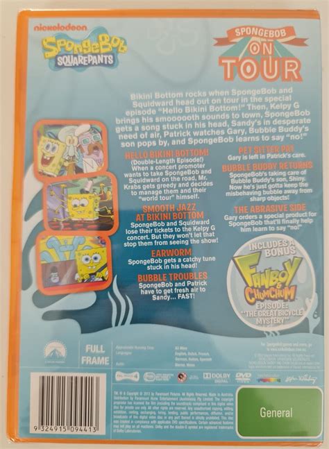 Spongebob Squarepants Spongebob On Tour Brand New And Sealed Dvd