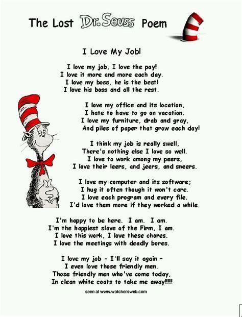 Image Result For Dr Seuss Adult Poems Work Quotes Funny